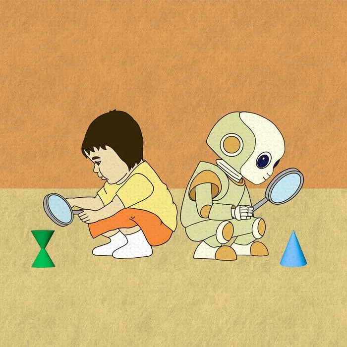 Curious robots suggest how children can understand language
