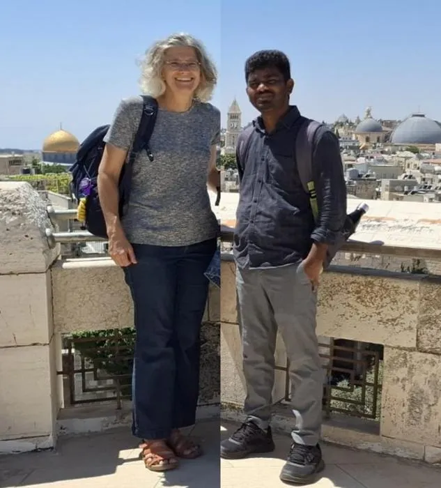 Left to right: Prof. Rivka Elbaum, Dr. Srinath Palakurthy