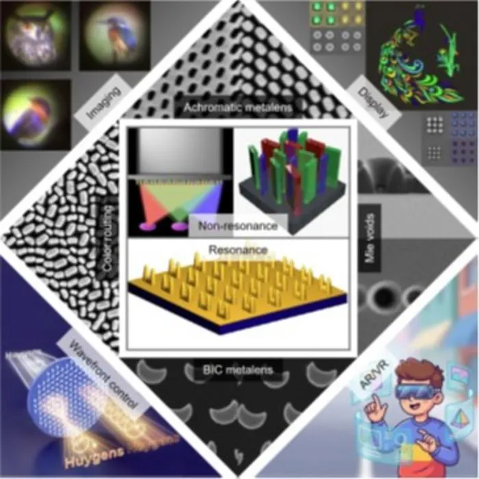 Hierarchical framework of non‑resonant and resonant meta‑devices