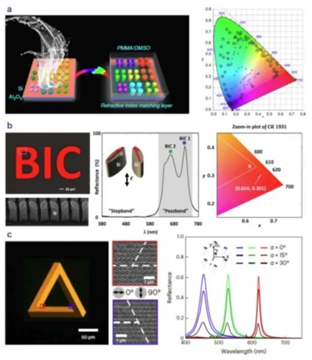 High‑saturation structural colors, quasi‑BIC “Schrödinger’s red”, and plasmonic full‑color nano‑painting