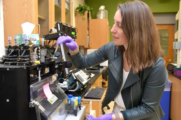 PSU biologist Anne Thompson