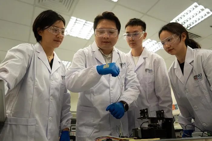 NUS CDE researchers develop self-repairing, recyclable substrate for durable soft sensors