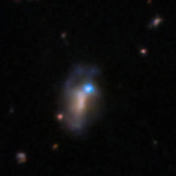 DECam image of supernova SN 2026gzf host galaxy pre-explosion (9 March 2016)