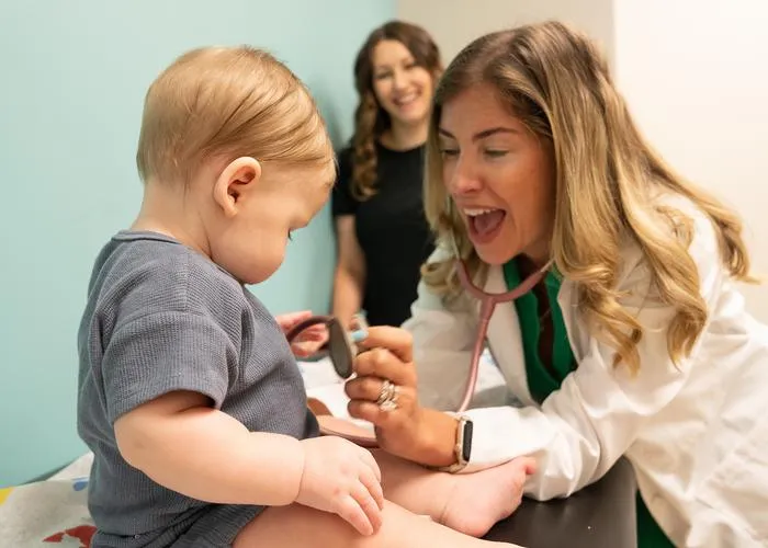 Dr. Bowers check up with Luca