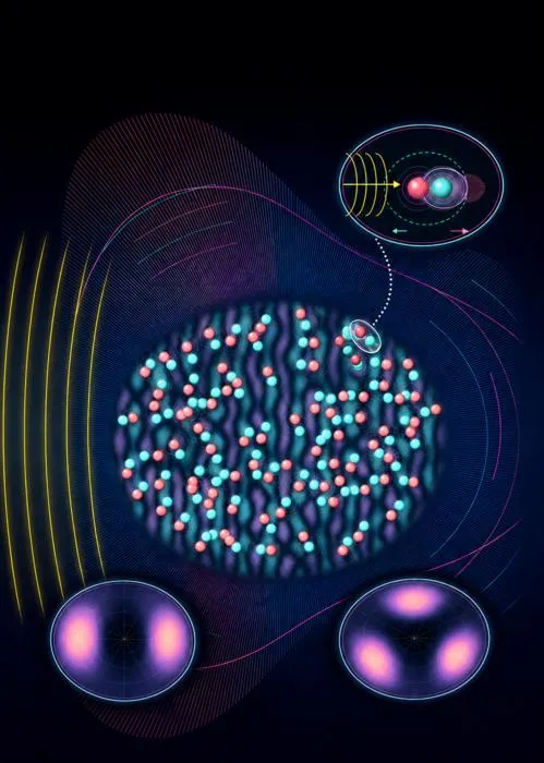 Conceptual illustration of scattering and classification in non-Hermitian disordered materials.
