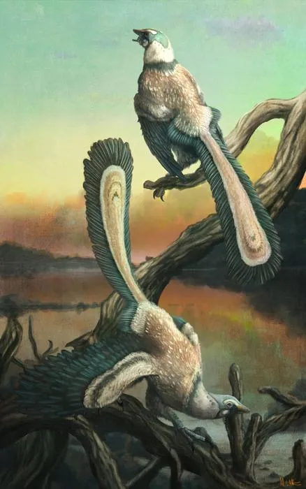 An illustration of Archaeopteryx