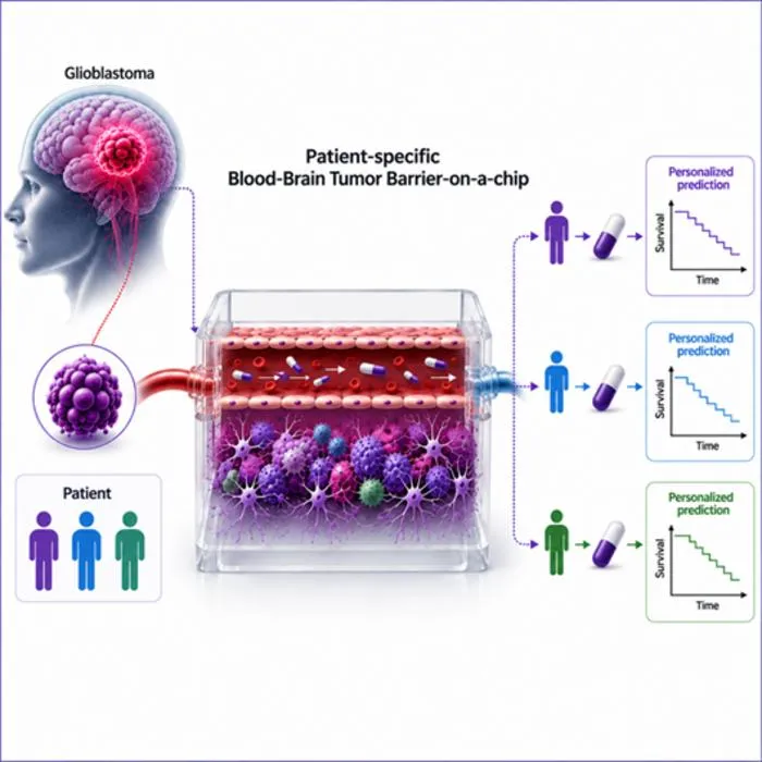 Patient-Specific "Blood–Brain Tumor Barrier Chip" Predicts How Glioblastoma Patients Will Respond to Treatment