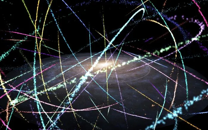 Stellar stream simulation still