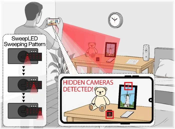 KAIST Develops Smartphone-Based Technology to Detect Hidden Cameras