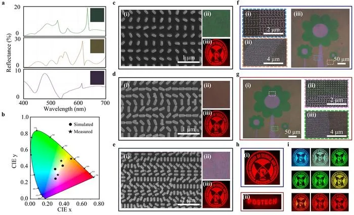 Figure 2 | Experimental demonstration of dual-functional metasurface.