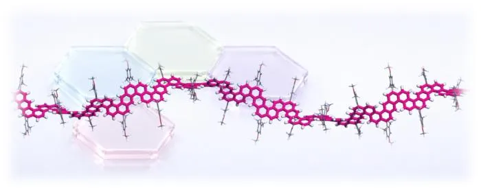 Structure of the new graphene nanoribbon