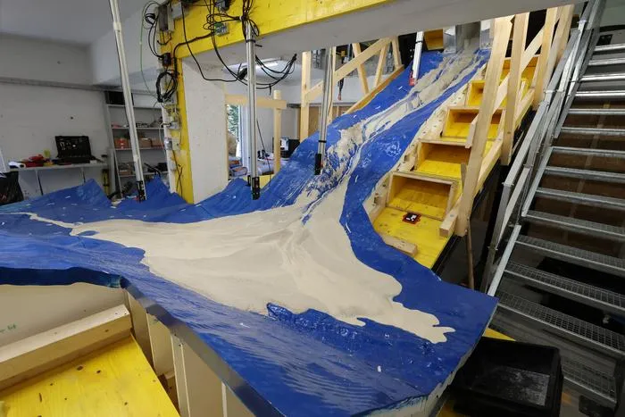 Flume experiment (after)