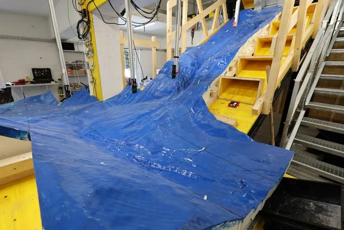Flume experiment (before)