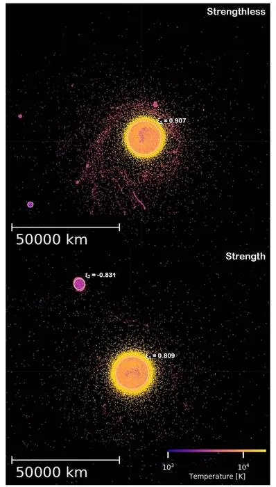 Moon-forming simulations