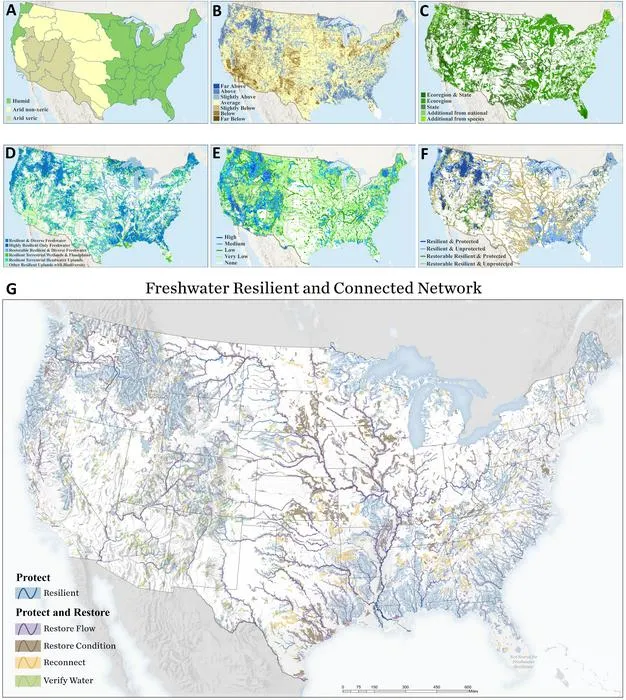 A freshwater resilient and connected network to sustain biodiversity under a changing climate