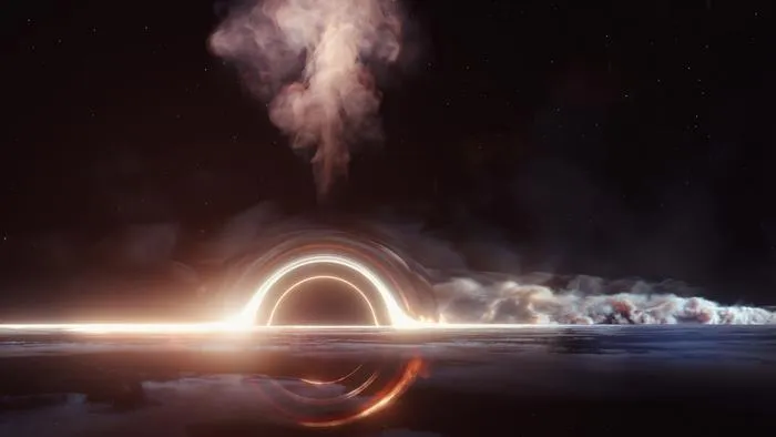 Tidal disruption event close up.