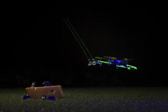 Whiskered drone navigates just like a rat