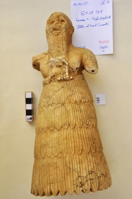 2nd millennium statue from Syria’s Mesopotamian site of Mari
