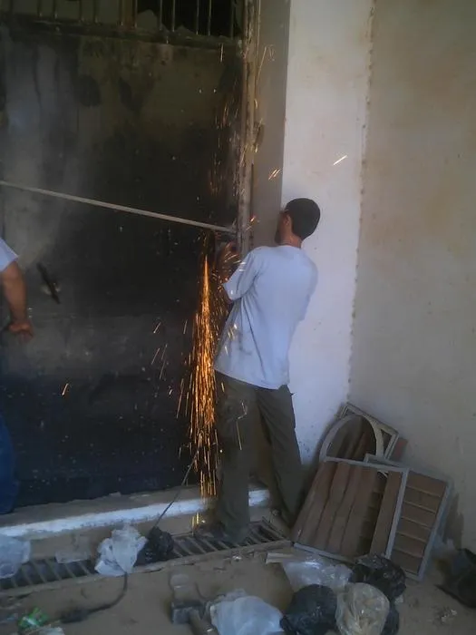 Storage where Syrian museum artifacts were hidden