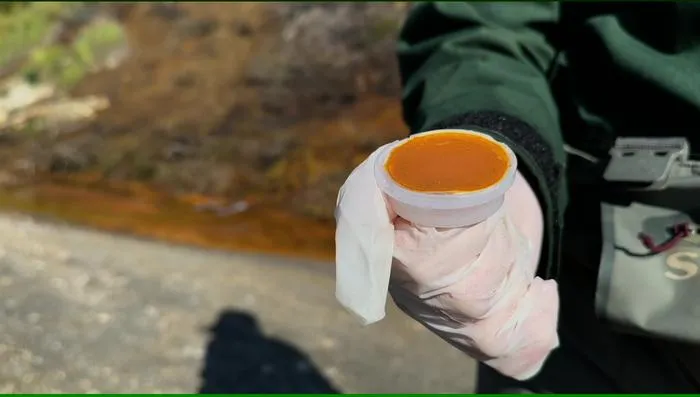 Orange filter from seep