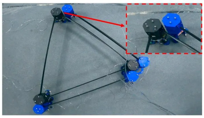 Fig. 7. Illustration of the assembly failure for an assembly module without morphing control.