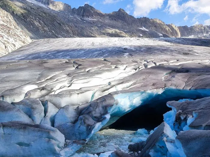 Rhône Glacier's tongue