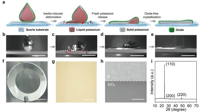 Figure II | The SOC fabrication process of the high-quality potassium metal film.
