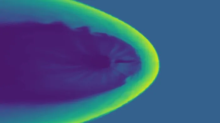 Simulation of the Earth’s magnetic field