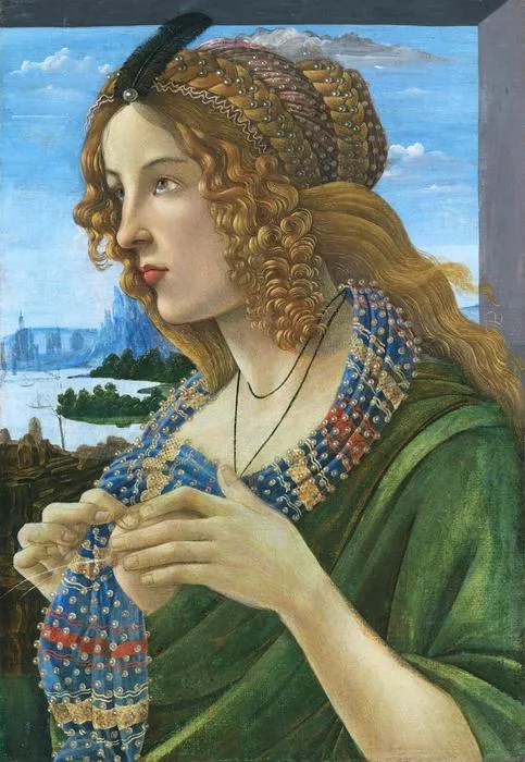 Allegorical Portrait of a Woman attributed to Sandro Botticelli