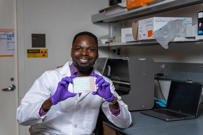 Seye Oladeji with example detection assay