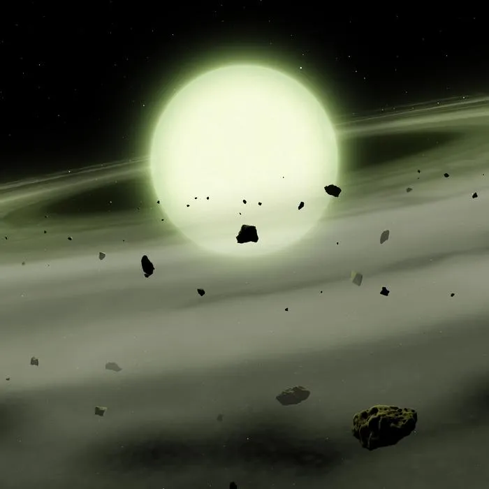 The ghostly green glow of WDJ1330+6435