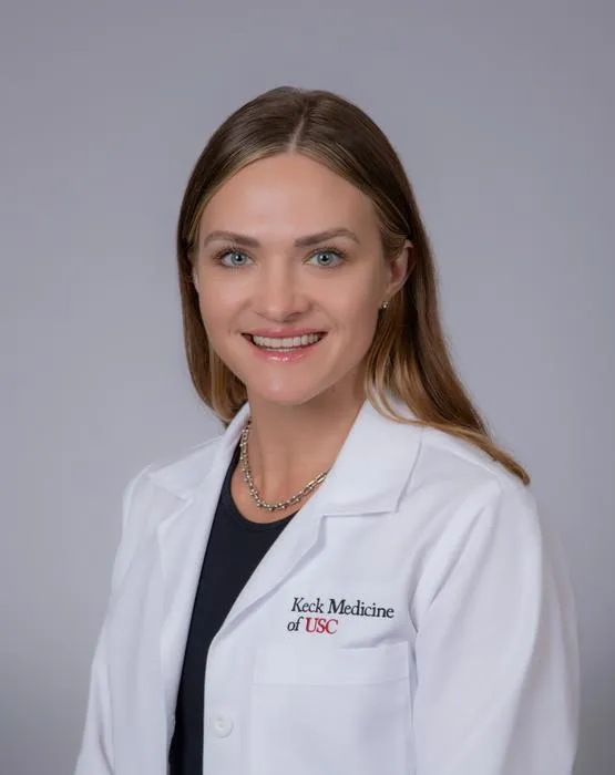 Anastasia Martynova, MD, breast cancer and medical oncology specialist with USC Norris and principal investigator of the trial.