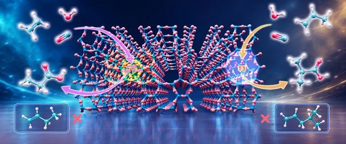 Zeolite pore architecture unlocks new olefin carbonylation reactions