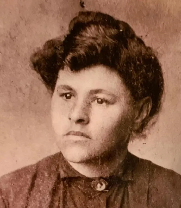 Undated photograph of Mrs Emma Benoit
